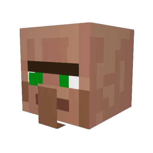 Berry_McKacknier Minecraft avatar head, 3D render