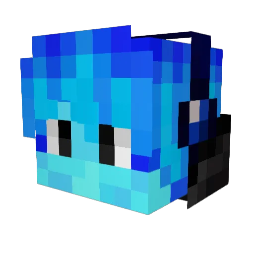 Berry_Mitchels Minecraft avatar head, 3D render
