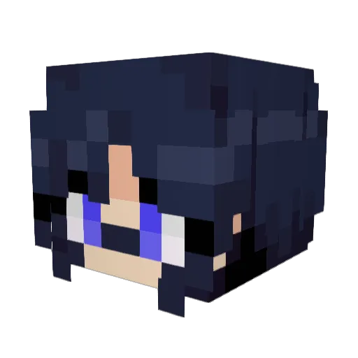 Berry_Slush Minecraft avatar head, 3D render