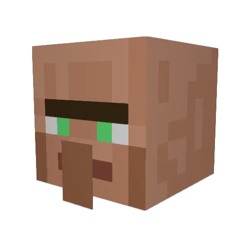 Berrycool23 Minecraft avatar head, 3D render