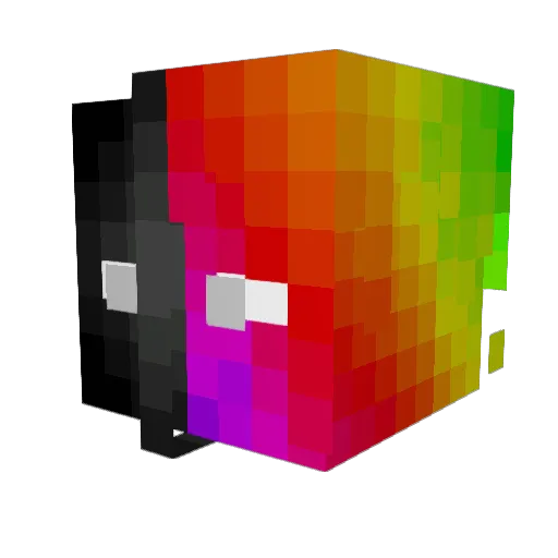 BerserkGeisa Minecraft avatar head, 3D render