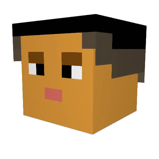 BerserkHero67 Minecraft avatar head, 3D render