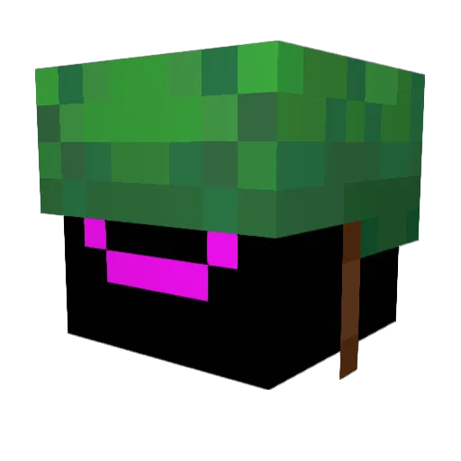 BerserkerAlpha Minecraft avatar head, 3D render