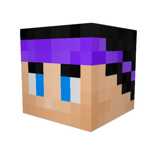 BerserkerXZX Minecraft avatar head, 3D render