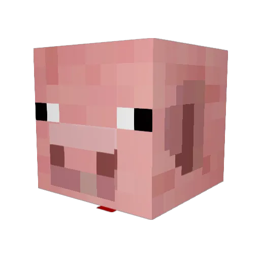 BertZomby Minecraft avatar head, 3D render