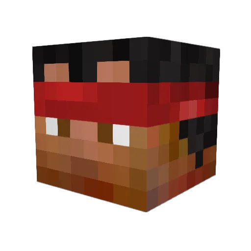 Berti1993 Minecraft avatar head, 3D render
