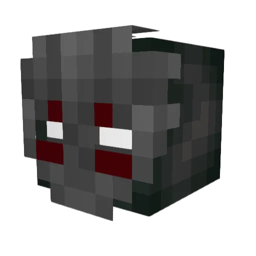 BertiB2137 Minecraft avatar head, 3D render