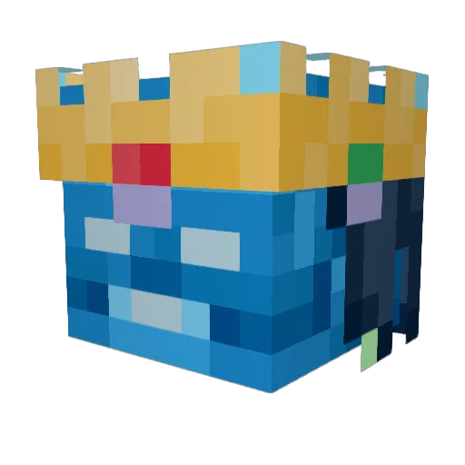 Bertiko1 Minecraft avatar head, 3D render