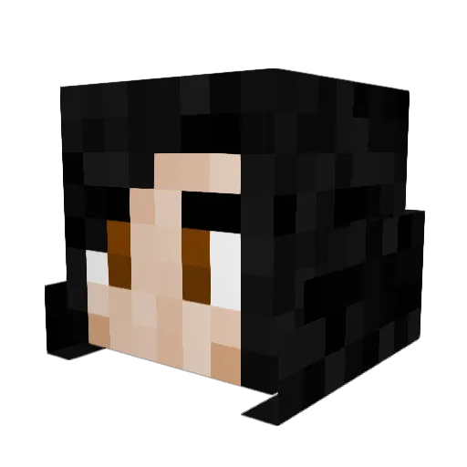 Bertofphil Minecraft avatar head, 3D render