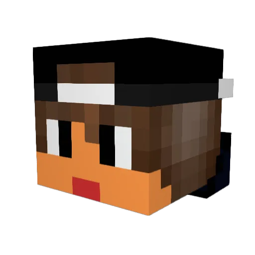 Bertram111105 Minecraft avatar head, 3D render