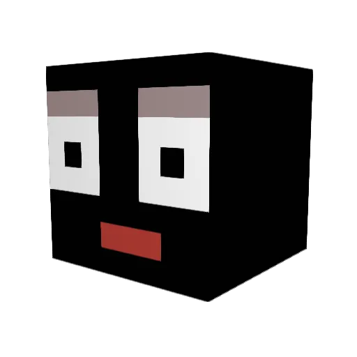 Bertram1212 Minecraft avatar head, 3D render