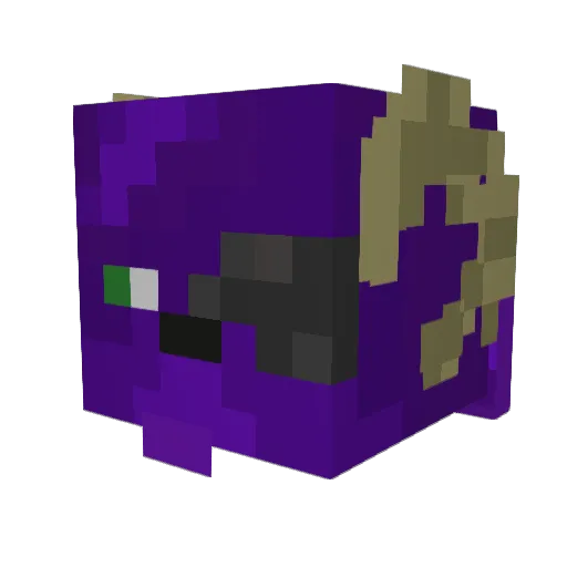 Bertroldini Minecraft avatar head, 3D render