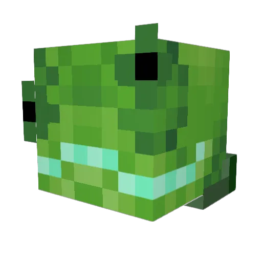 Berxtonfif Minecraft avatar head, 3D render