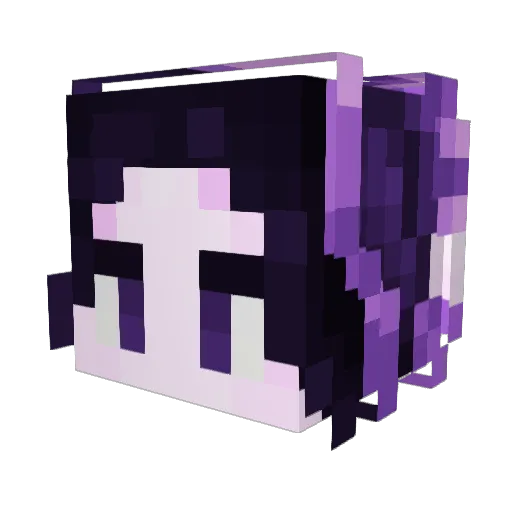 BeryPie8587 Minecraft avatar head, 3D render