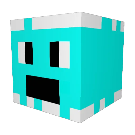 Berz37 Minecraft avatar head, 3D render
