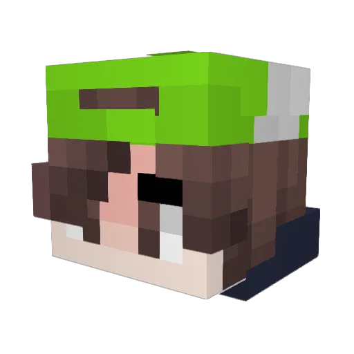 BesSeb_635 Minecraft avatar head, 3D render