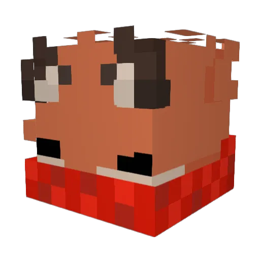 Beschizockt_xD Minecraft avatar head, 3D render