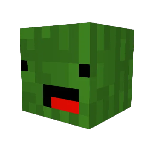 Besengurke1234 Minecraft avatar head, 3D render