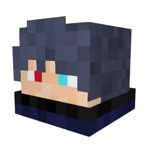 BeslProsuy Minecraft avatar head, 3D render
