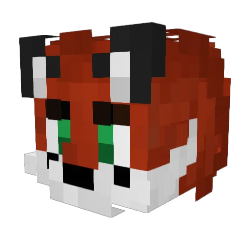BespokeFrost Minecraft avatar head, 3D render