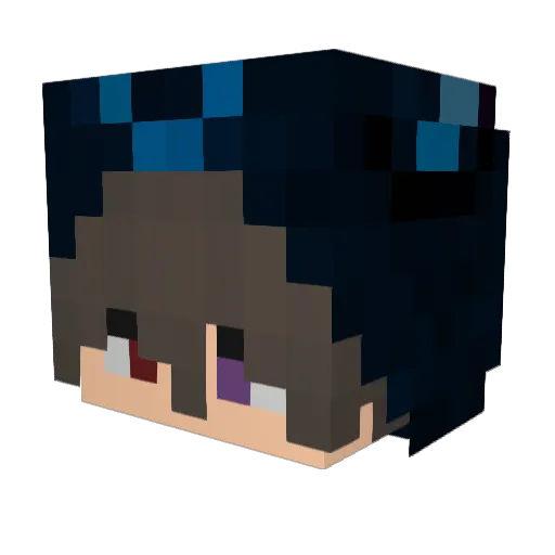 BessererAlsDu Minecraft avatar head, 3D render