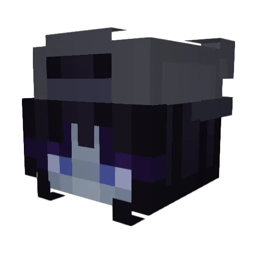 BessyBlues Minecraft avatar head, 3D render