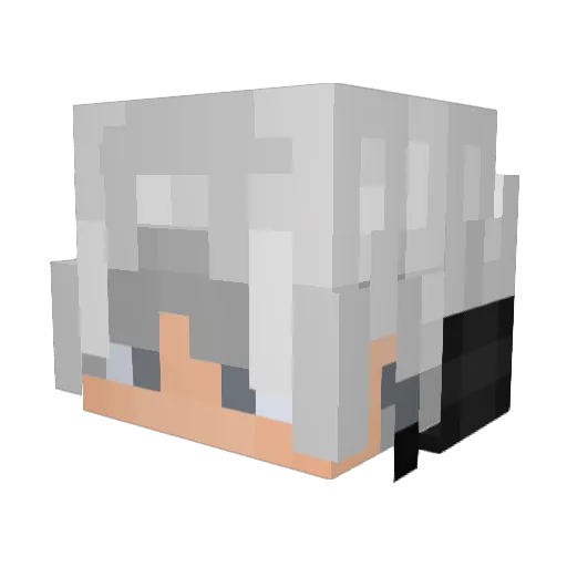 Best30fps Minecraft avatar head, 3D render