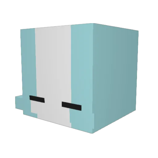 BestArgentina_ Minecraft avatar head, 3D render