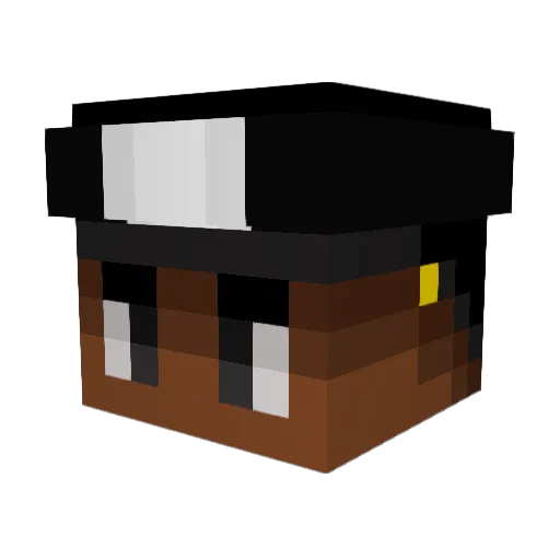 BestBuyChange Minecraft avatar head, 3D render