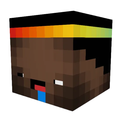 BestCongo Minecraft avatar head, 3D render