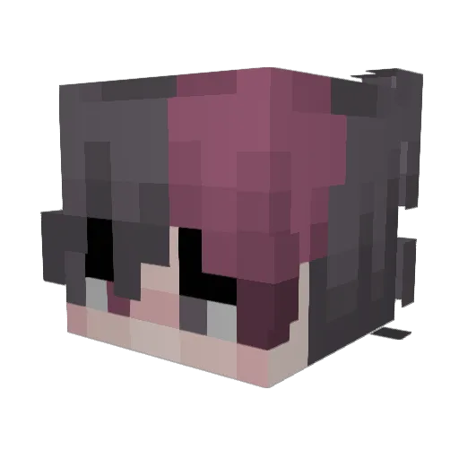 BestDelhi Minecraft avatar head, 3D render