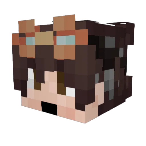 BestDepression Minecraft avatar head, 3D render