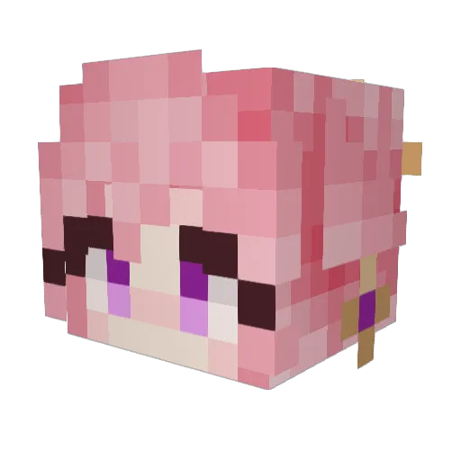BestDontKnow Minecraft avatar head, 3D render