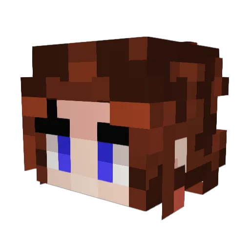 BestHumanEver10 Minecraft avatar head, 3D render