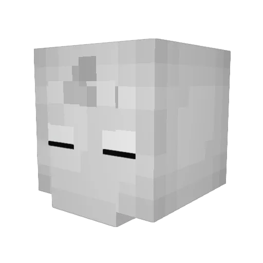 BestMexico Minecraft avatar head, 3D render