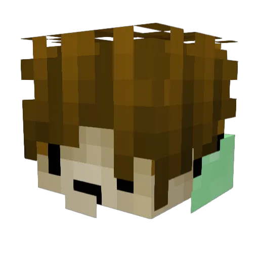 BestPieceOfArt Minecraft avatar head, 3D render