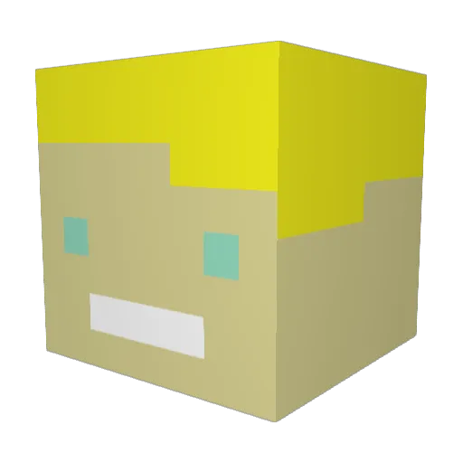 BestPlayerTm240 Minecraft avatar head, 3D render