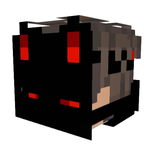 BestRyu Minecraft avatar head, 3D render