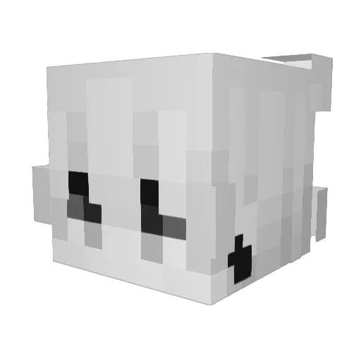 BestSiam Minecraft avatar head, 3D render