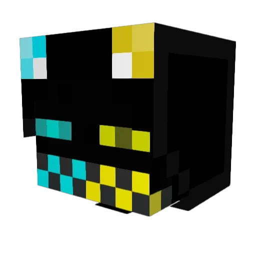 BestSurvivor1337 Minecraft avatar head, 3D render