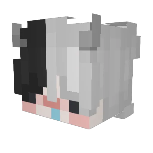 BestZige Minecraft avatar head, 3D render