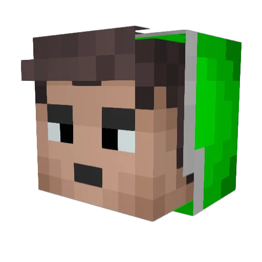 Best_Gamerz Minecraft avatar head, 3D render