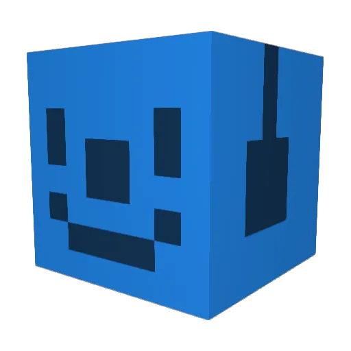 Beste_king Minecraft avatar head, 3D render