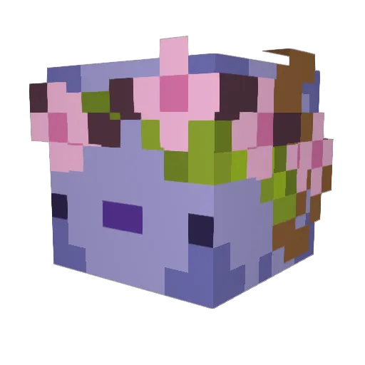 Bestflip Minecraft avatar head, 3D render