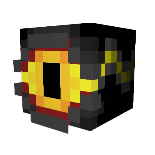 Bestgored Minecraft avatar head, 3D render