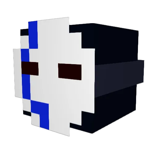 Bestman713 Minecraft avatar head, 3D render