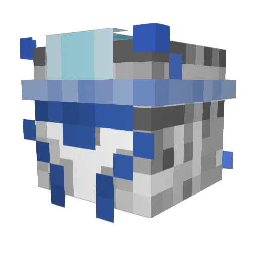 Besulaa Minecraft avatar head, 3D render