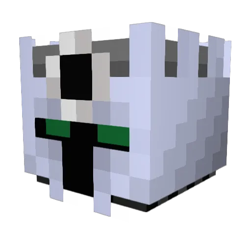 Beta_Male2 Minecraft avatar head, 3D render
