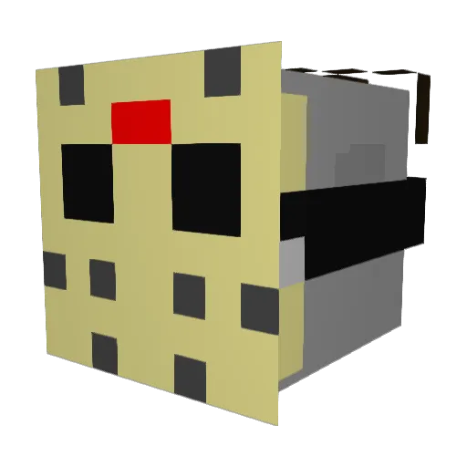 Betan889 Minecraft avatar head, 3D render