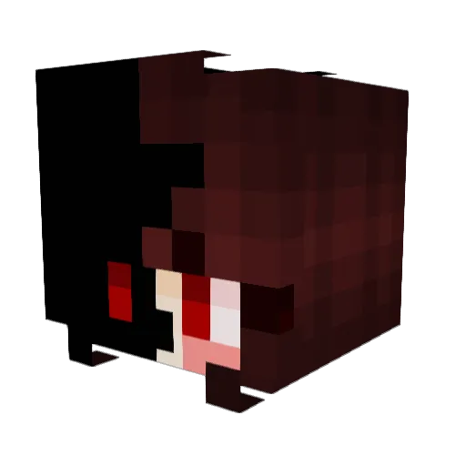 BeteBlanc1 Minecraft avatar head, 3D render